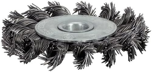 KS Tools 340.0045 Rostfreie Stahldrahtrundbürste 0,5mm, Ø 100mm