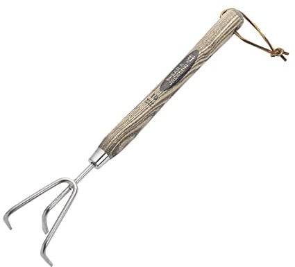 Spear & Jackson 5210PC Traditional Edelstahl-Gartenkralle, 3 Zinken, 30-cm-Griff, SIlber, 12-Inch