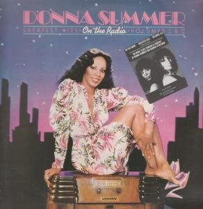 donna summer. on the radio. vols 1&2. 1979 double vinyl lp in streisand/ summer stickered sleeve. CALD 5008. (VINYL LP NOT CD