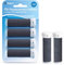 My Rollers™ Mineral Ersatzrollen (grau) für Emjoi Micro Pedi im 4er-Pack | Sehr Grob