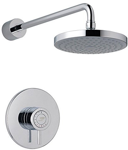 Mira Showers Element Built in Rigid Mixer Shower Polished Chrome 1.1656.013