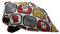 COOLCASC biket Helm Cover Skulls