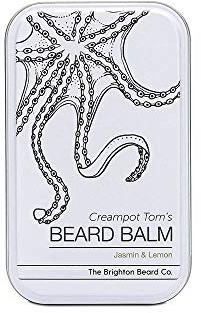 Brighton Beard Company Creampot Tom's Jasmin & Lemon Beard Balm, Handmade Balm Conditions & Repairs Beard, Light Shine 40ml