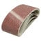 Silverline 870507 - Set di nastri abrasivi, 65 x 410 mm, grana 120, 5 pz.