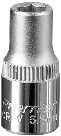 Sealey S14055 Walldrive Socket 5.5Mm 1/4Sq Drive