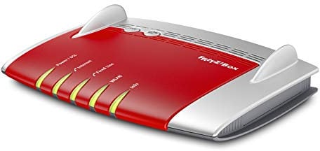 AVM FRITZ!Box 7490 A/CH VDSL Wi-Fi - Routers wireless, colore rosso, argento