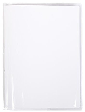 Calligraphe 73500C - Heftumschlag / Heftschoner / Hefthülle Calligraphe Cristalux DIN A4+ 24x32 cm, Lesezeichen und Klarsichthüllen, aus PVC transparent und strapazierfähig, glatt, Farblos, 1 Stück