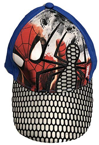 Spiderman The Ultimate Basecap Mütze Cap Kinder Kappe Schirmmütze (52, blau)