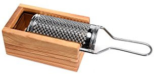 Parmesan Box mit Reibe 15x7x8,5cm