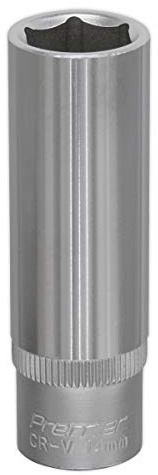 Sealey S3814D Walldrive Socket 14Mm Deep 3/8Sq Drive