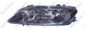 Prasco - MZ0504914 - Mazda - 6 GG/GX - Mod. 06/05-04/14 - Scheinwerfer Links-H1+H1+H3-Mit Lwr-Mit Motor-Schwarz