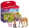 schleich HORSE CLUB | Pferdepflegerin mit Island Pony Stute 41431 | Set aus Pony, Pflegerin & Zubehör | tolles Geschenk für Mädchen und Jungen | Spielzeug ab 5 Jahren | 5 Teile | exklusiv bei Amazon
