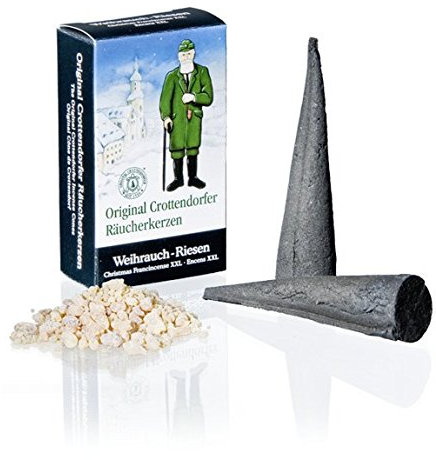 Crottendorfer Räucherkerzen - 4 Weihrauch Riesen
