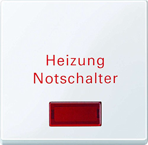 Merten Wippe für Heizungs-Notschalter, System M, aktivweiß glänzend, 432925