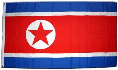 Bandera Corea del Norte XXL, 150 x 250 cm