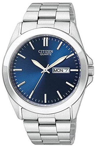 Citizen Men's Classic Quartz Watch, Stainless Steel, Silver-Tone (Model: BF0580-57L)