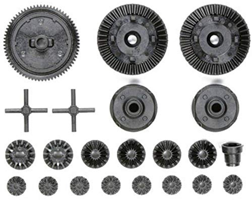 TAMIYA 300051531 - TT-02 G-Parts Gearbox, Silver/Grey