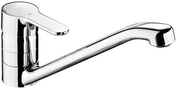 Roca,L20,Grifería monomando para cocina con caño giratorio, Cold Start,A5A8909C00