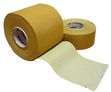 Leukoplast Zinkoxid-Klebeband, stark, aber reißbar, hohe permanente Haftung, 5 cm x 9,2 cm, Braun, 6 Rollen