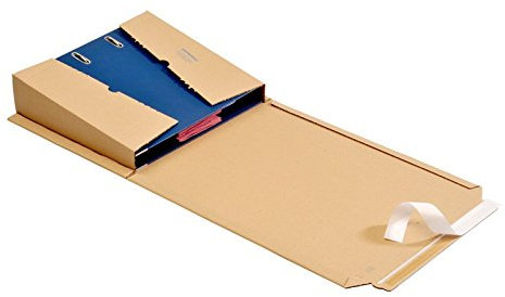 25 St OPB - ORDNERPAC® Ordner-Versandboxen, Ordner-Versandkartons, Ordnerverpackung, Ordnerversandverpackung 320 * 290 * 35-80 mm