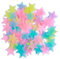 Amaonm® 100 Pcs Colorful Glow in the Dark Luminous Stars Fluorescent Noctilucent Plastic Wall Stickers Murals Decals for Home Art Decor Ceiling Wall Decorate Kids Babys Bedroom Room Decorations