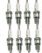 8 Stück BMW 325 325e 325is 525i 528E 533I 535i 633 CSi Zündkerze NGK V Widerstand ZGR5 A