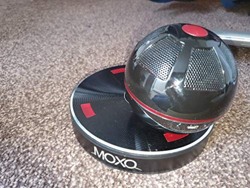 MOXO Portable Wireless Bluetooth 4.1 Floating Levitating Speaker 10 Meter Range 5W Speaker Built-In Rechargeable Battery NFC Support (Black)