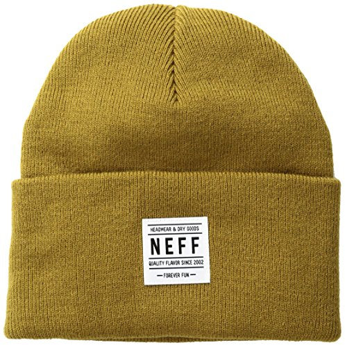 NEFF Lawrence Mütze, Totenschädel, Kümmelfarben, Einheitsgröße