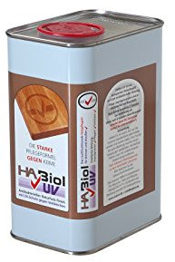 Holzöl innen + außen: Holzschutz auf Leinölbasis | 1l Möbelpflege Öl zur vielseitigen Anwendung mit UV Schutz | natürliche Holzpflege: farblose & lebensmittelecht Arbeitsplatten Möbel Böden