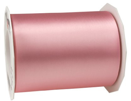 PRÄSENT ADRIA/SATIN hellrosa, 25 m Satinband zum Einpacken von Geschenken, 112 mm Breite, Geschenkband zum Dekorieren & Basteln, Dekoband für Präsente, zu jedem Anlass