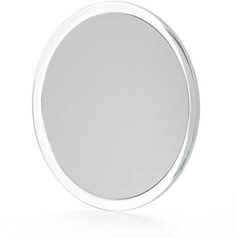 REMOS Miroir avec grossissement 10x, Ø 23 cm et 3 ventouses puissantes