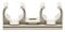 MCH 50x Doppel Rohrklemme Rohrhalter Rohrschelle Klemmschelle 16-20 - 25-32mm, Größe/Durchmesser:20mm