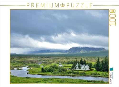 CALVENDO Puzzle Thingvellir | 1000 Teile Lege-Größe 64 x 48 cm Foto-Puzzle für glückliche Stunden