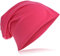Miobo Slouch Beanie Mütze, Long, Unifarbe, Herren Damen, Pink