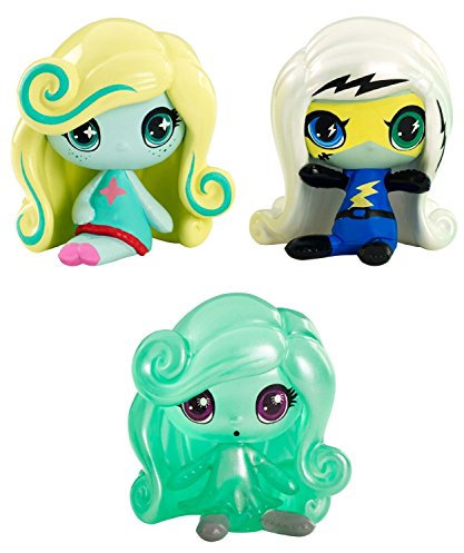 Monster High Minis DVF42 - 3-er Pack, inkl. Frankie Stein, Lagoona Blue und Getting Ghostly Twyla