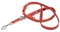 IDC Color & Gray verstellbare Leine mit Doppelkarabiner, 20 mm x 2,2 m, Rot-Grau