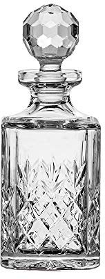 Royal Scot EDBSQ Crystal Edinburgh Wein-Dekanter, quadratisch