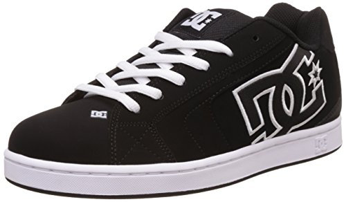 DC Shoes Herren NET Sneaker, Schwarz (Black/Black/White), 46 EU