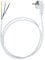 Anschlussleitung Zuleitung Stecker Netzkabel Stromkabel 3-polig 3 x 0,75mm2 (5.0 Meter, Weiss)