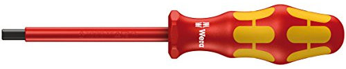 Wera Kraftform Plus Series 100 VDE 160 i Insulated Screwdriver for Slot Screws with Lasertip