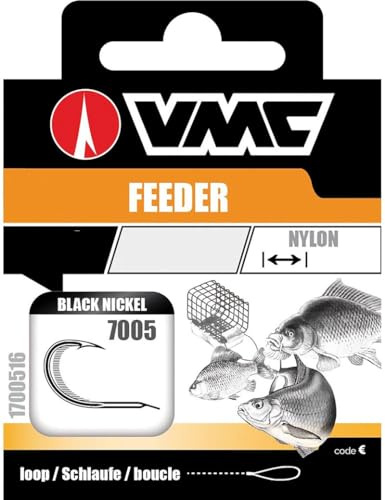 VMC Perfect Feeder River gebundene Feederhaken 100cm , Hakengröße:10