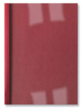 GBC IB386510 Thermobindemappe Business Line Leinen, 3 mm, 100 Stück, rot