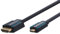 Clicktronic High Speed HDMI auf Micro HDMI oder Micro HDMI auf HDMI Kabel kurz – Adapterkabel Typ D auf Typ A bidirektional 4K Ultra HD, 3D TV, ARC, mit Ethernet für Raspberry Pi 4, Gopro, ODROID, 1m