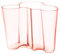 Iittala Aalto Vase, Glas, Lachsrosa, 19 x 20 x 16 cm