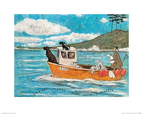 Sam Toft PPR43377 Kunstdrucke, Unlaminiert, Mehrfarbig, 40 x 50 cm