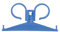 1x Behrend Bettbeutelhalter Kunststoff, Urin-Bettbeutel Halterung, Beutelhalter, blau Marke Carmesin