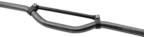 Lenker Downhill Aluminium Silber | Innendurchmesser 13,5 mm, Breite 600 mm, Höhe 70 mm, Aluminium kompatibel mit Yamaha Aerox 50 Cat ab Bj. 2003