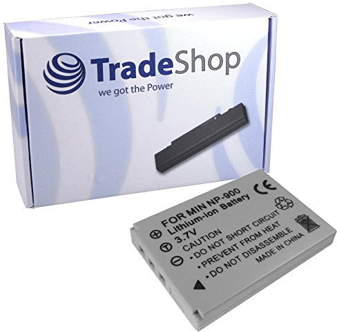 Trade-Shop Kamera Li-Ion Akku 950mAh kompatibel mit Benq DC-E720 Kyocera Yashica EZ4033 Maginon Performic S5 Slimline XS6 Minox DC-4211 DC-5222 DC-6311 Acer CS-5530 CS-5531 CS-6531N Avant S4 S5 S6