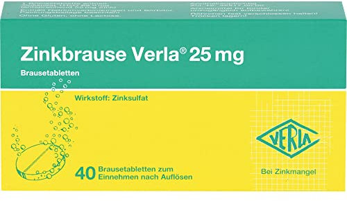 ZINKBRAUSE Verla 25 mg Brausetabletten 40 St