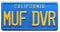 Cheech & Chong’s Up in Smoke | MUF DVR | Metal Stamped License Plate